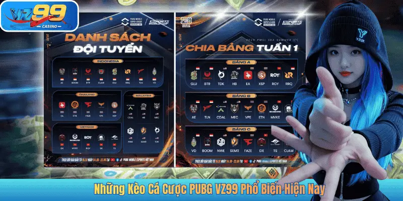 Những Kèo Cá Cược PUBG VZ99 Phổ Biến Hiện Nay